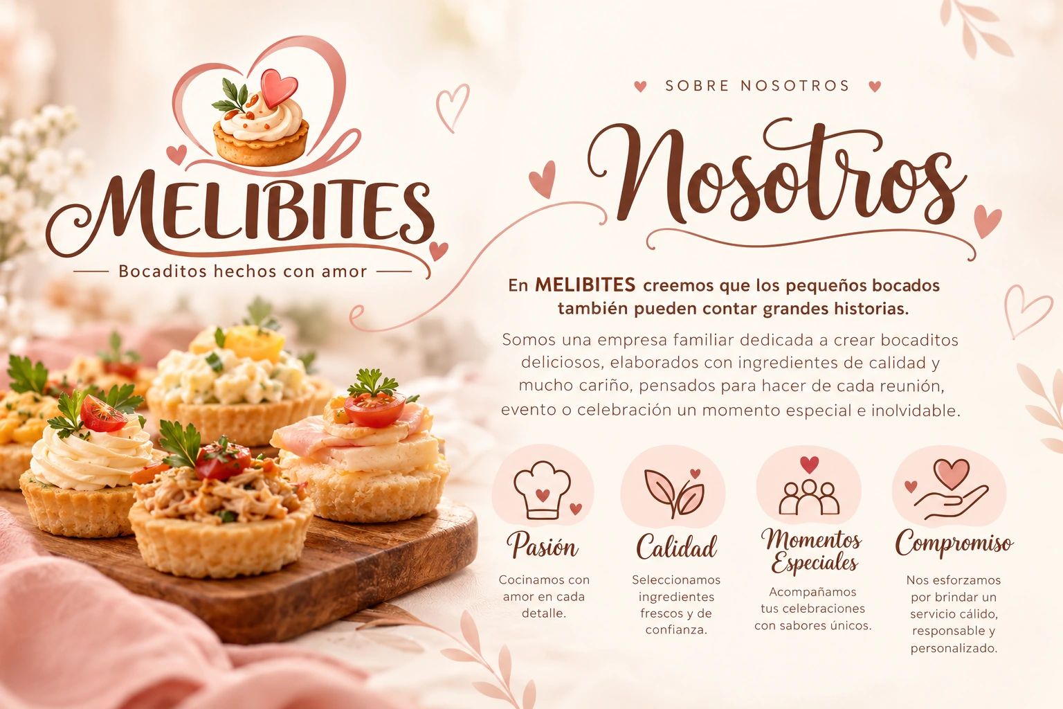 Identidad de marca MELIBITES